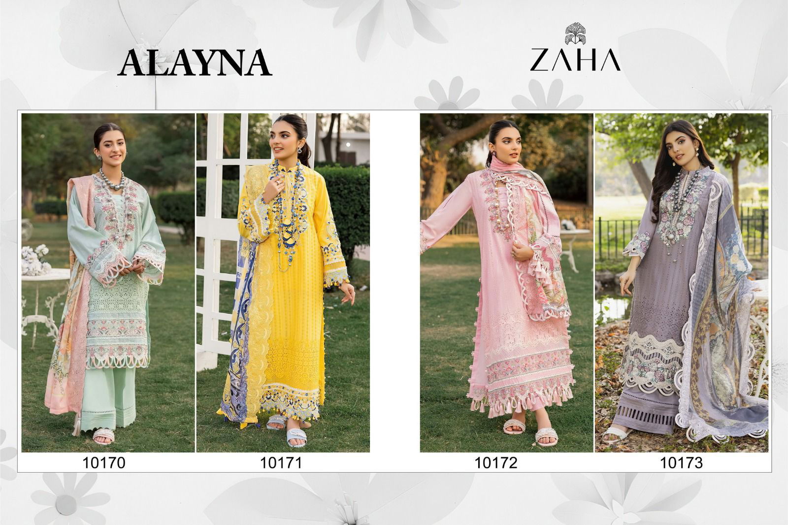 Zaha Alayna 10170 Pakistani Salwar Kameez Catalog
